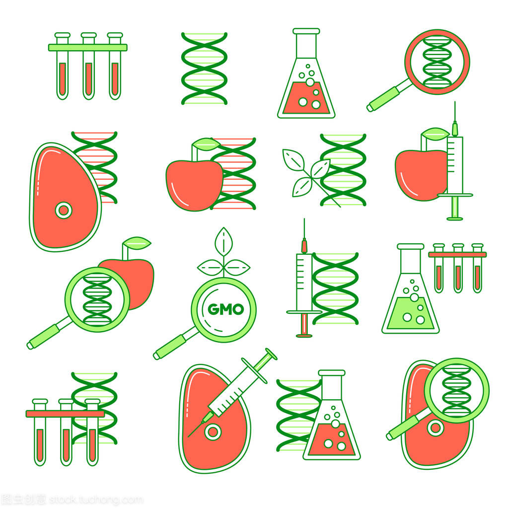 转基因生物组的图标